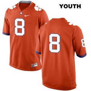 Youth A.J. Terrell Orange CFP Champs #8 No Name University Jersey