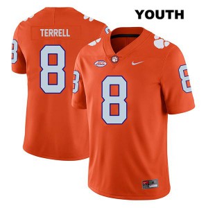 Youth A.J. Terrell Orange CFP Champs #8 NCAA Jerseys