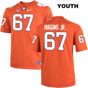 Youth Albert Huggins Orange CFP Champs #67 Official Jersey