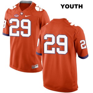 Youth B.T. Potter Orange Clemson Tigers #29 No Name Player Jersey