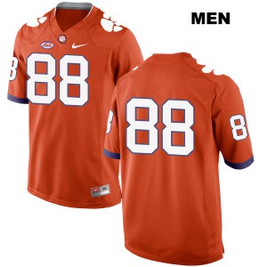Men's Braden Galloway Orange CFP Champs #88 No Name Embroidery Jersey