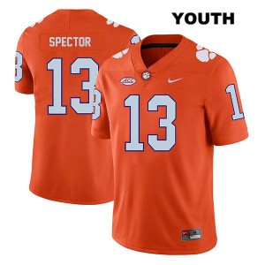 Youth Brannon Spector Orange CFP Champs #13 Embroidery Jersey