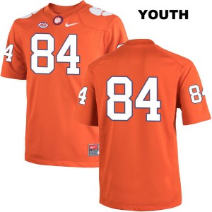 Youth Cannon Smith Orange Clemson Tigers #84 No Name Alumni Jersey