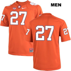 Mens Carson Donnelly Orange Clemson #27 No Name Football Jersey
