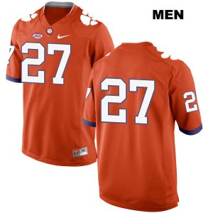 Men Carson Donnelly Orange Clemson Tigers #27 No Name Stitched Jersey