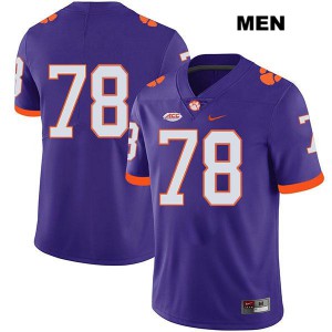 Men's Chandler Reeves Purple CFP Champs #78 No Name Official Jersey