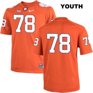 Youth Chandler Reeves Orange Clemson National Championship #78 No Name College Jerseys