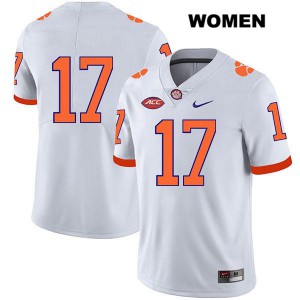 Womens Cornell Powell White CFP Champs #17 No Name Player Jerseys