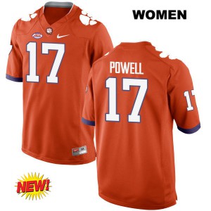 Women Cornell Powell Orange CFP Champs #17 Official Jersey