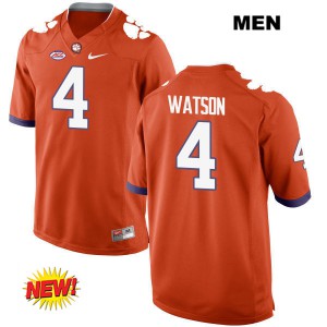 Men's Deshaun Watson Orange Clemson #4 High School Jersey