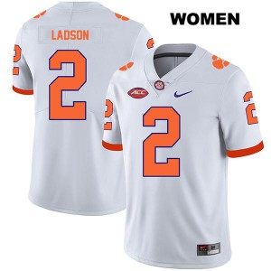 Womens Frank Ladson Jr. White CFP Champs #2 Stitched Jersey