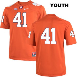 Youth Grant Radakovich Orange Clemson University #41 No Name Stitched Jerseys