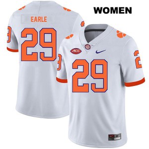 Women Hampton Earle White CFP Champs #29 NCAA Jersey
