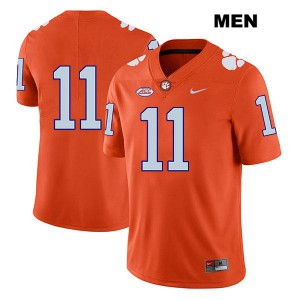 Mens Isaiah Simmons Orange Clemson #11 No Name Official Jersey