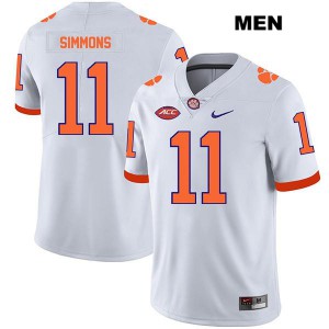 Men Isaiah Simmons White CFP Champs #11 Stitched Jerseys