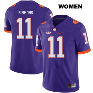 Women's Isaiah Simmons Purple CFP Champs #11 Official Jersey
