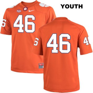 Youth John Boyd Orange Clemson University #46 No Name Football Jersey