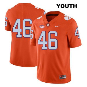 Youth John Boyd Orange Clemson University #46 No Name Official Jerseys