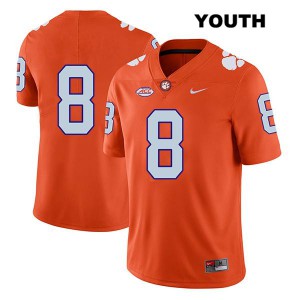 Youth Justyn Ross Orange Clemson Tigers #8 No Name Football Jerseys
