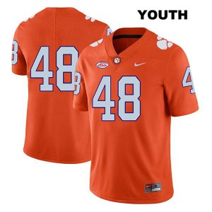 Youth Landon Holden Orange Clemson #48 No Name Football Jerseys