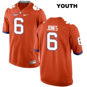 Youth Mike Jones Jr. Orange CFP Champs #6 University Jersey