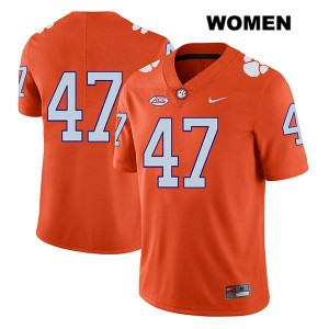 Women Peter Cote Orange CFP Champs #47 No Name Stitch Jerseys