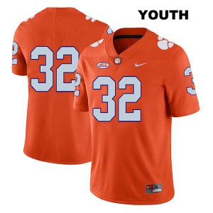 Youth Sylvester Mayers Orange Clemson National Championship #32 No Name Official Jerseys