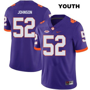 Youth Tayquon Johnson Purple CFP Champs #52 University Jersey