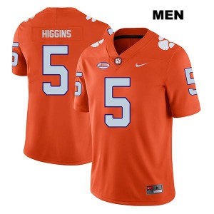 Men Tee Higgins Orange CFP Champs #5 Embroidery Jerseys