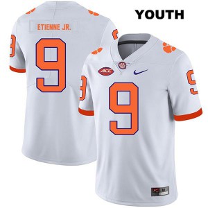 Youth Travis Etienne White CFP Champs #9 University Jersey