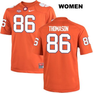 Women's Ty Thomason Orange CFP Champs #86 University Jerseys