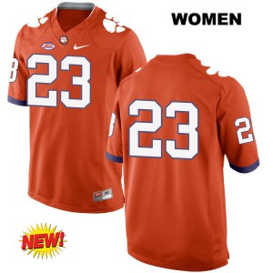 Womens Van Smith Orange Clemson Tigers #23 No Name High School Jerseys