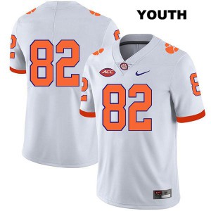 Youth Will Brown White CFP Champs #82 No Name Stitch Jersey